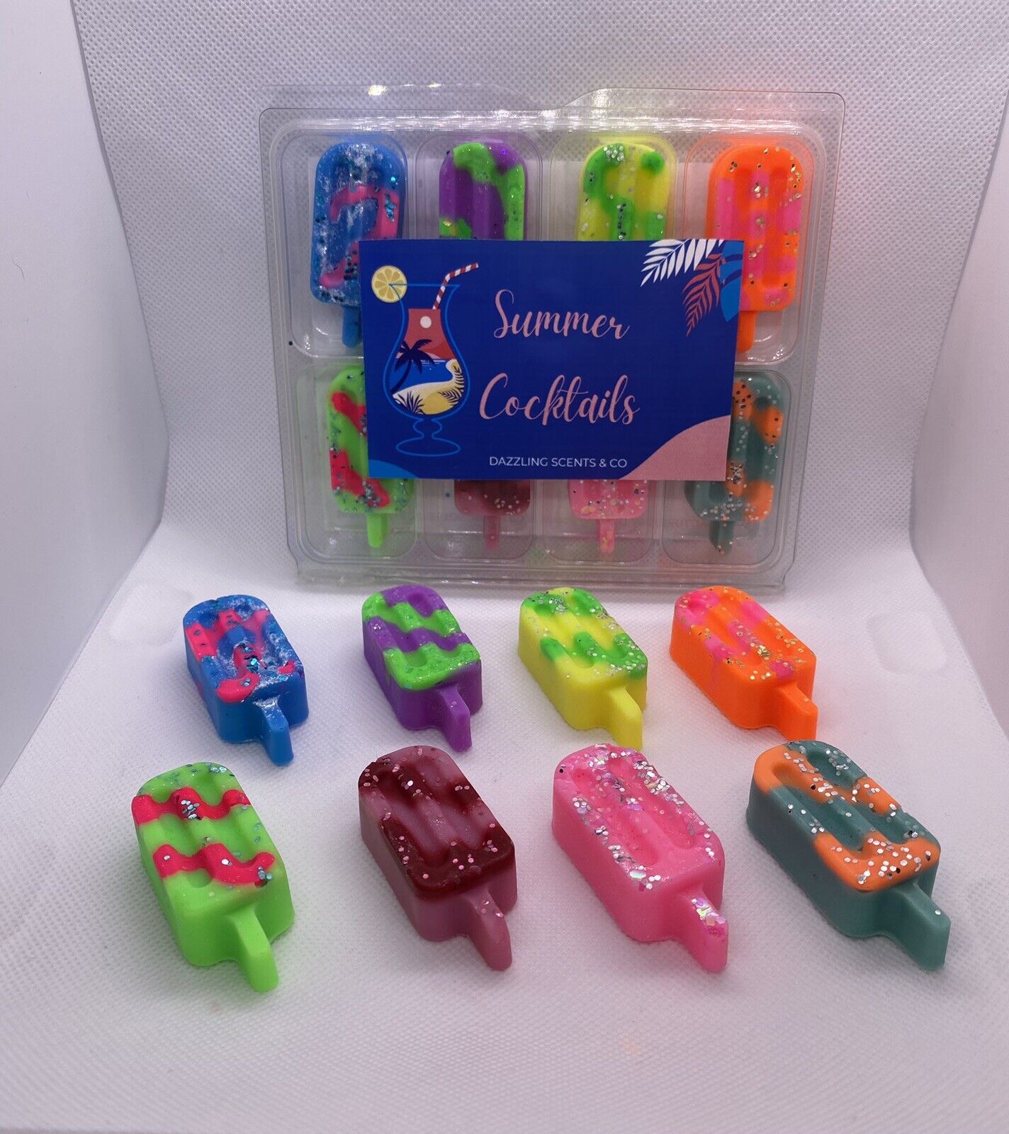 Summer Cocktails Lolly Wax Melt Box