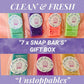 Wax Melts Fresh/Laundry x 7 Bars